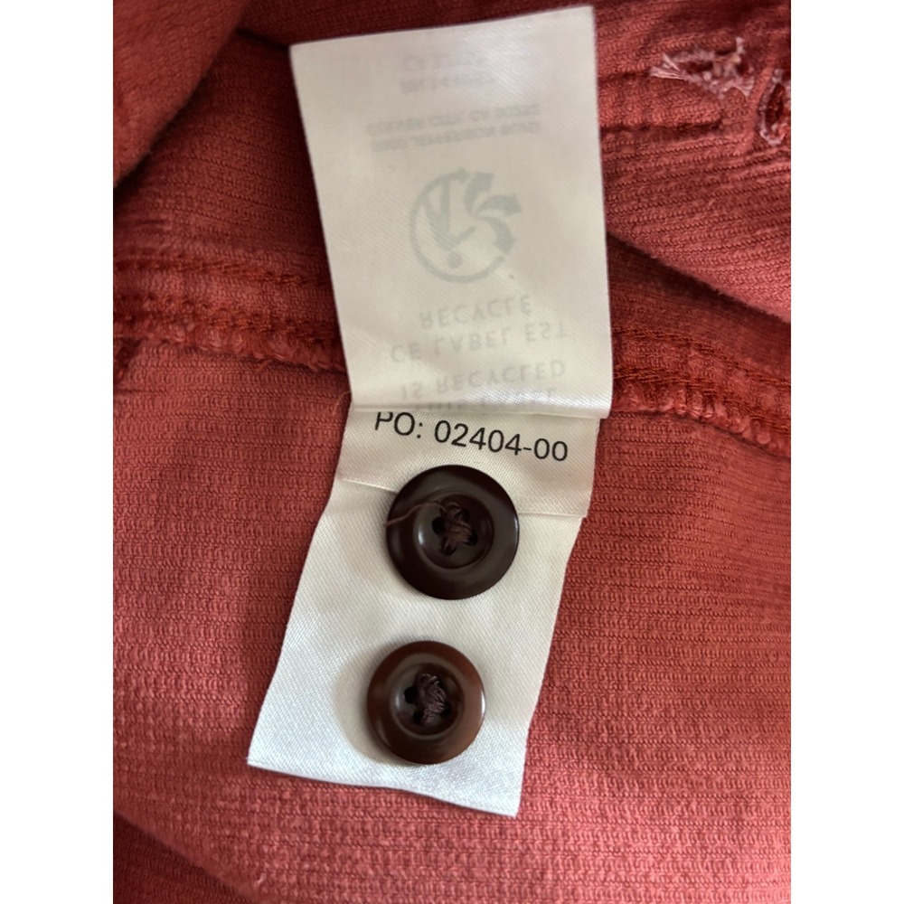 Outerknown Shorts 32 rust Seventyseven Cord Utility 8" Pockets 70s Surf Retro - Picture 15 of 16